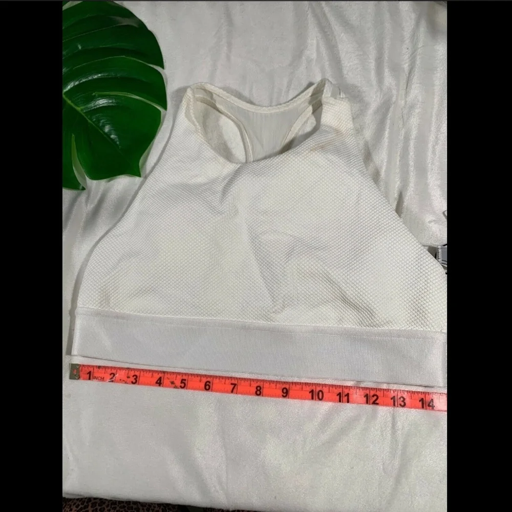 NWD‎ $105 Koral Loma Sports Bra in White [SZ Large ] - Picture 2 of 8